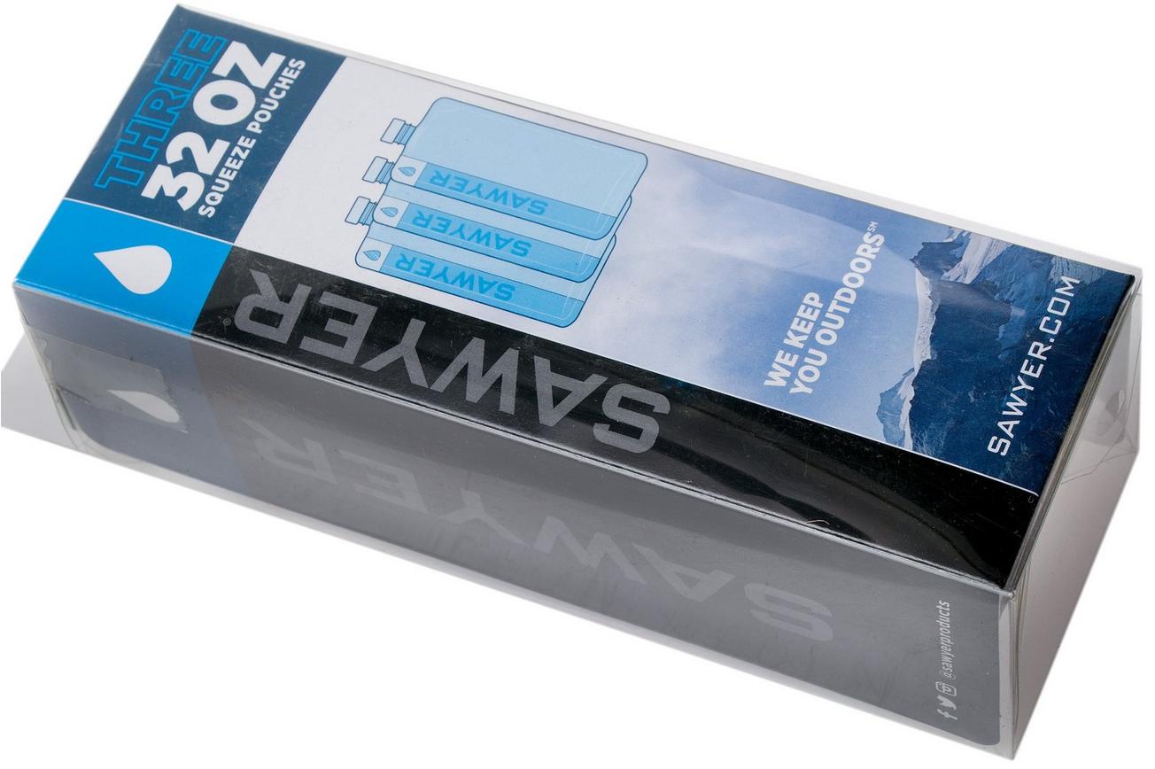 Sawyer Squeezable Pouch 946 ml, SP113, set van 3 waterzakken