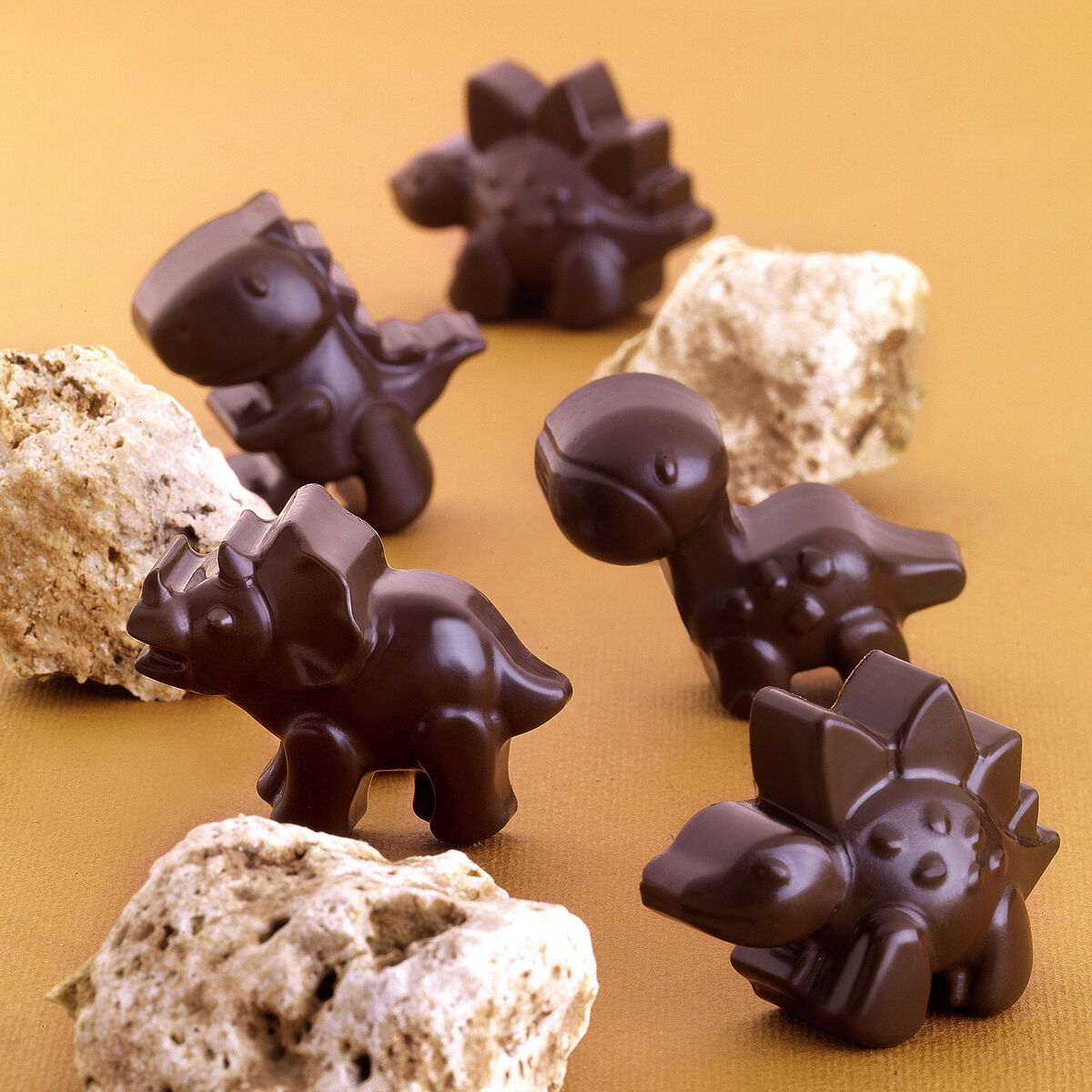 Easy Choc Konfektform silikon, Dino