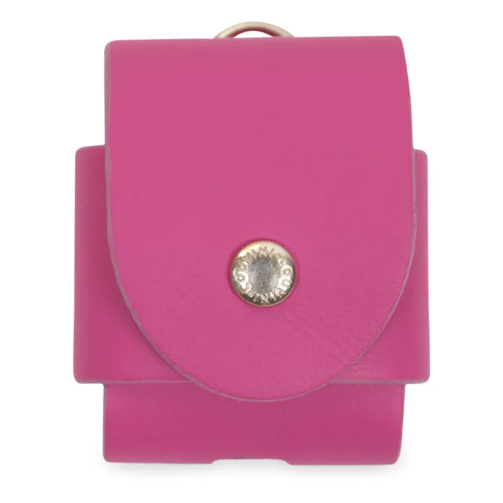 Louvini Coque Airpod 1 & 2 Joe en cuir | Rose fuschia