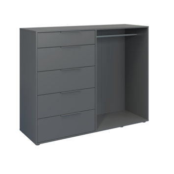 Kast James 5 lades met hanggedeelte