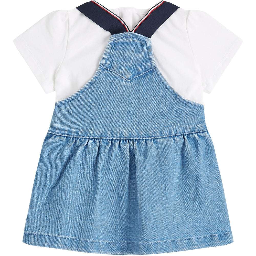 Køb Tommy Hilfiger Denim Medium 01 Denim Dungaree Kjole