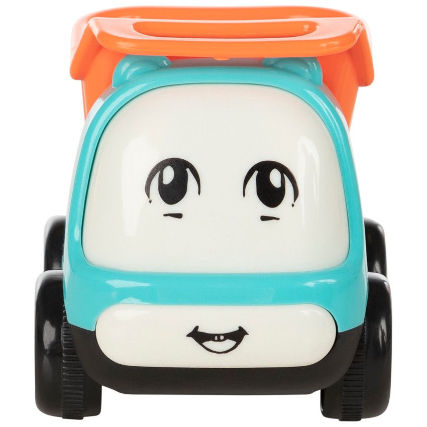 Jouet 1er âge petite voiture Vroumpiz - Bleu - Ecru