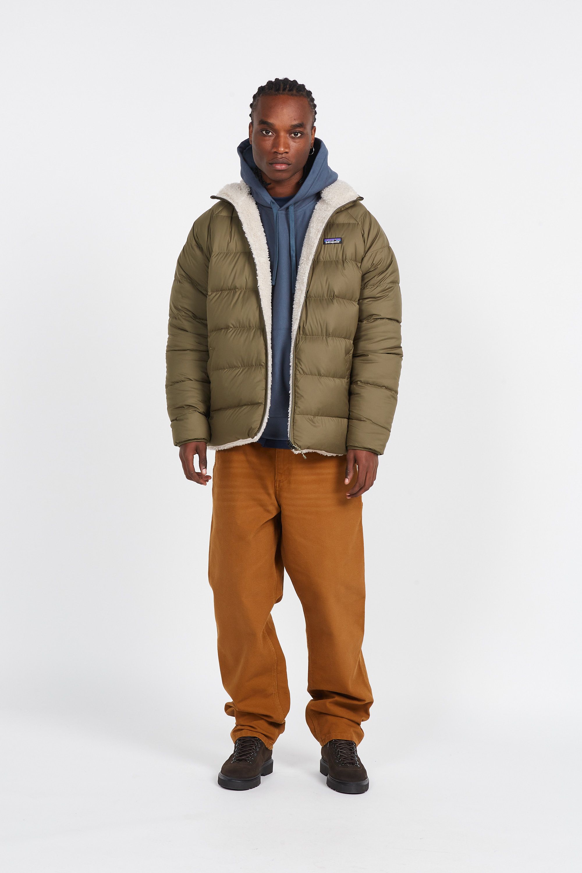 PATAGONIA Doudoune Reversible Silent Down Vert