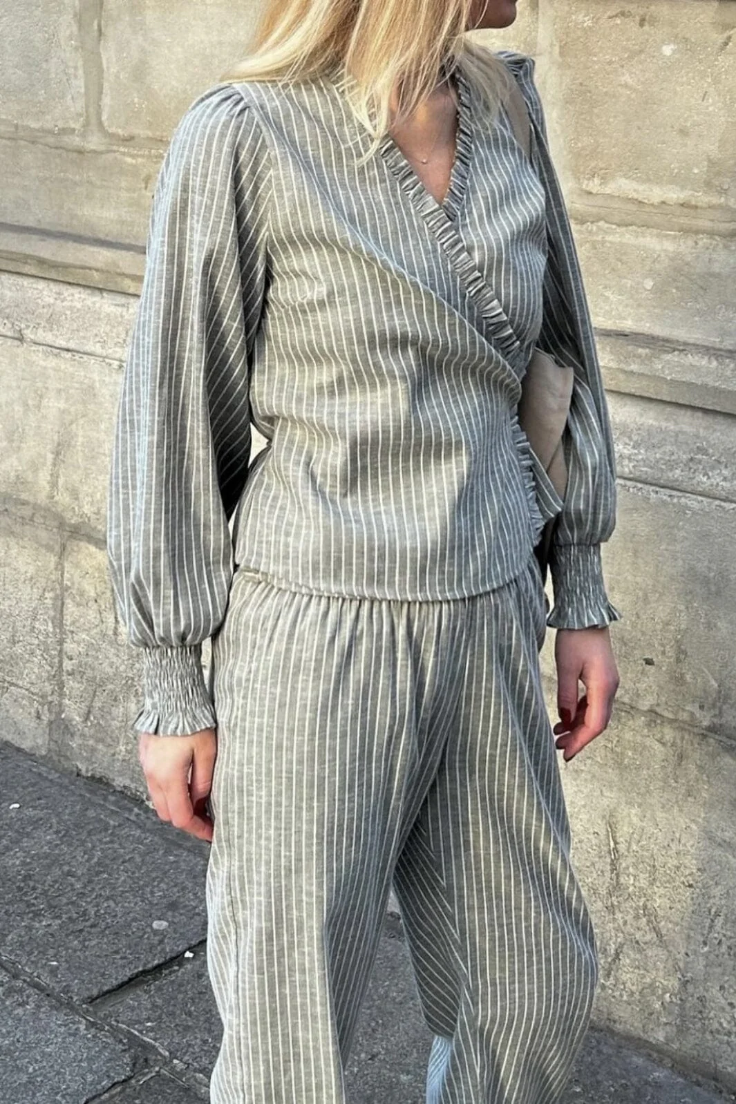 Neo Noir Astra Soft Stripe Pants