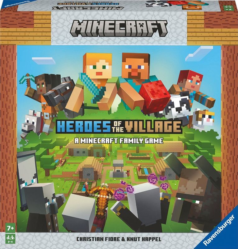 Ravensburger - Minecraft Heroes of the Village - Bordspel - Voor Kinderen - 2 tot 4 Spelers