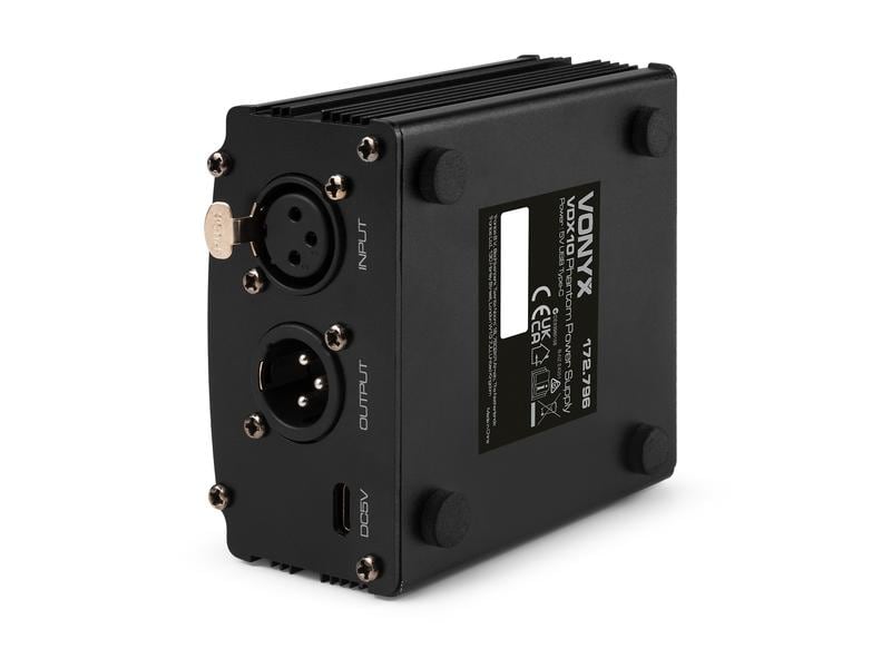 Vonyx DI-Box VDX10 Zuverlässiges, universelles 48-V-Phantomnetzteil