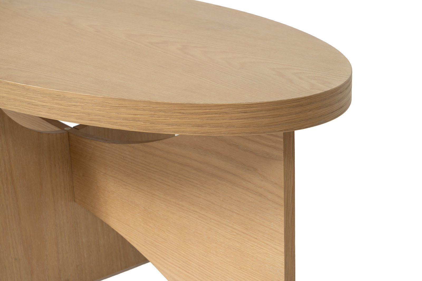 Borg sofabord 110x50cm. Hvitvasket eik finer