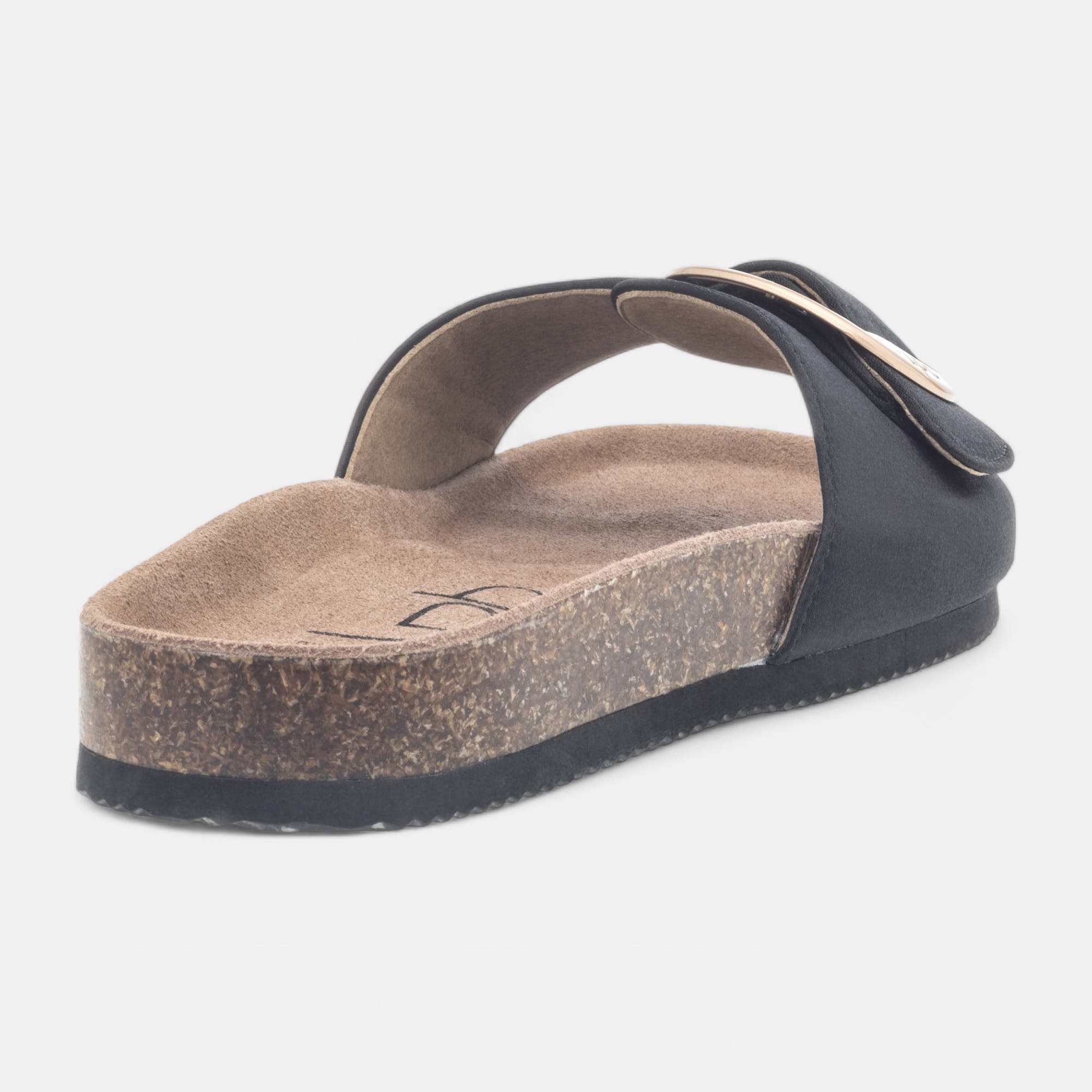 Mules semelle liège Femme noir