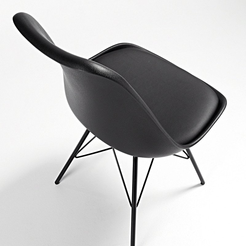 Chaise RALF pieds métal