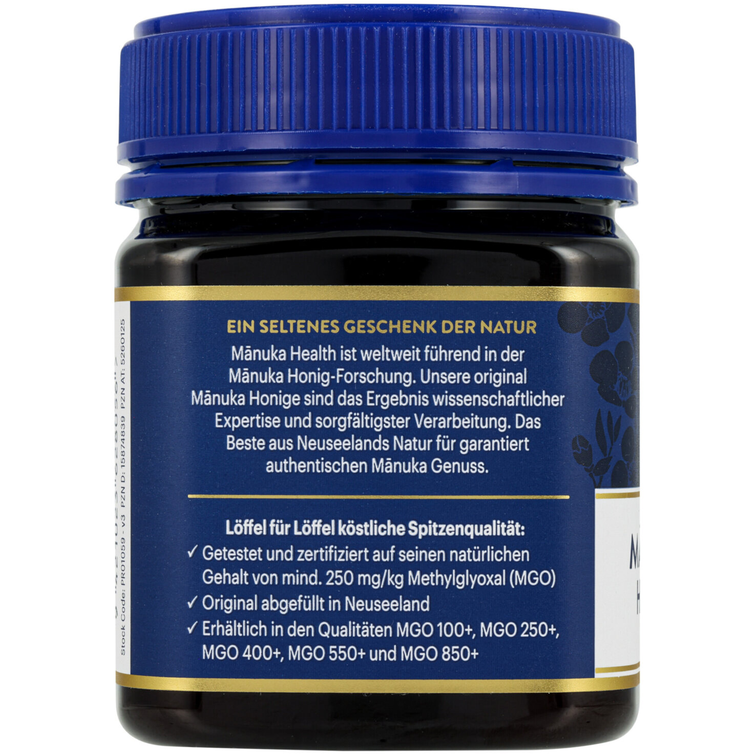 Mānuka Health Manuka Honig MGO 250+