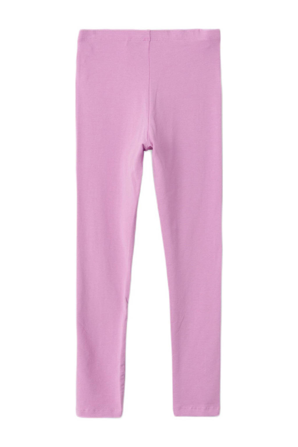 NAME IT legging NKFVIVIAN met all over print - set van 2 paars/donkerblauw