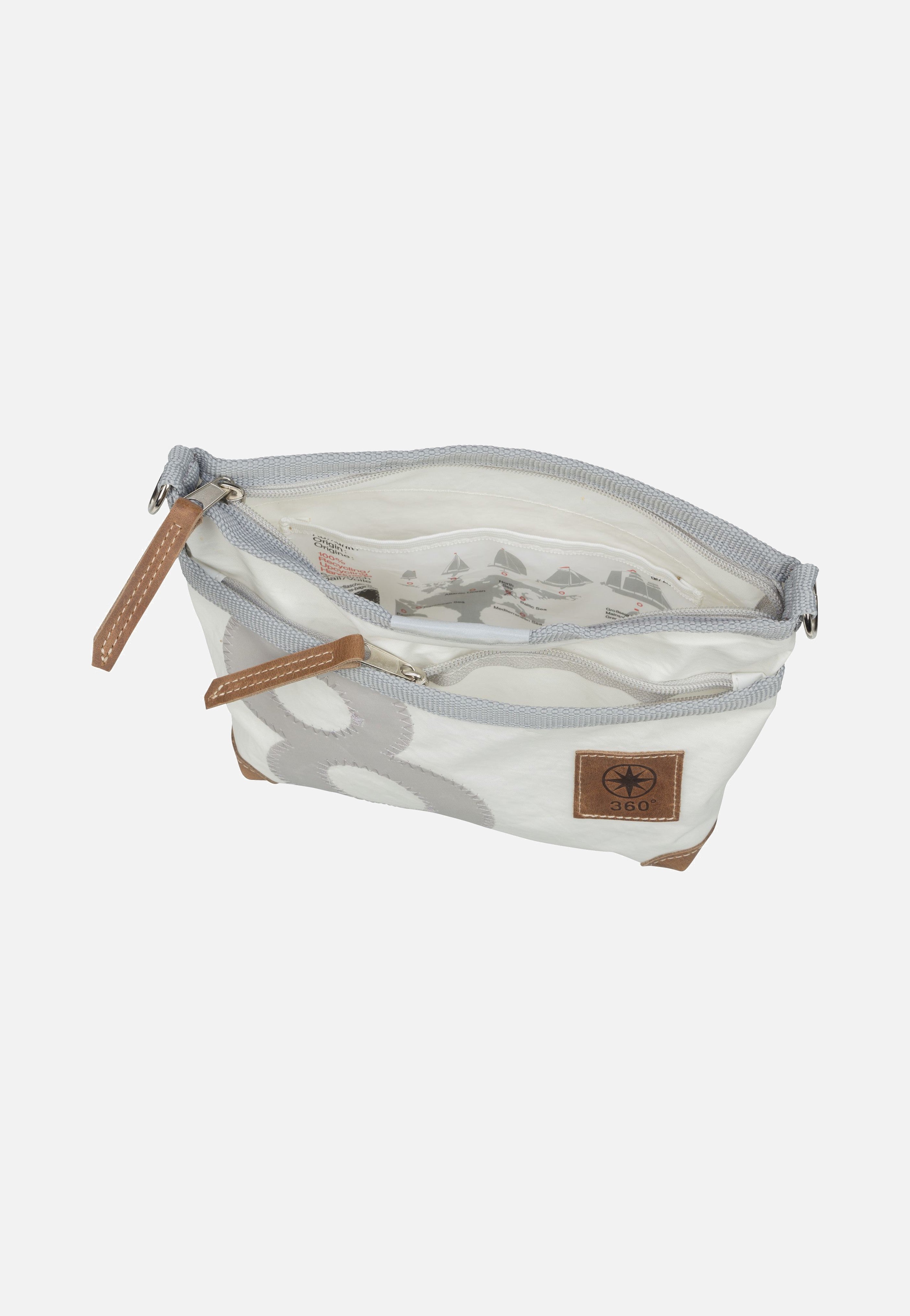 Deern Lütt Weiß/Grau - Beuteltasche