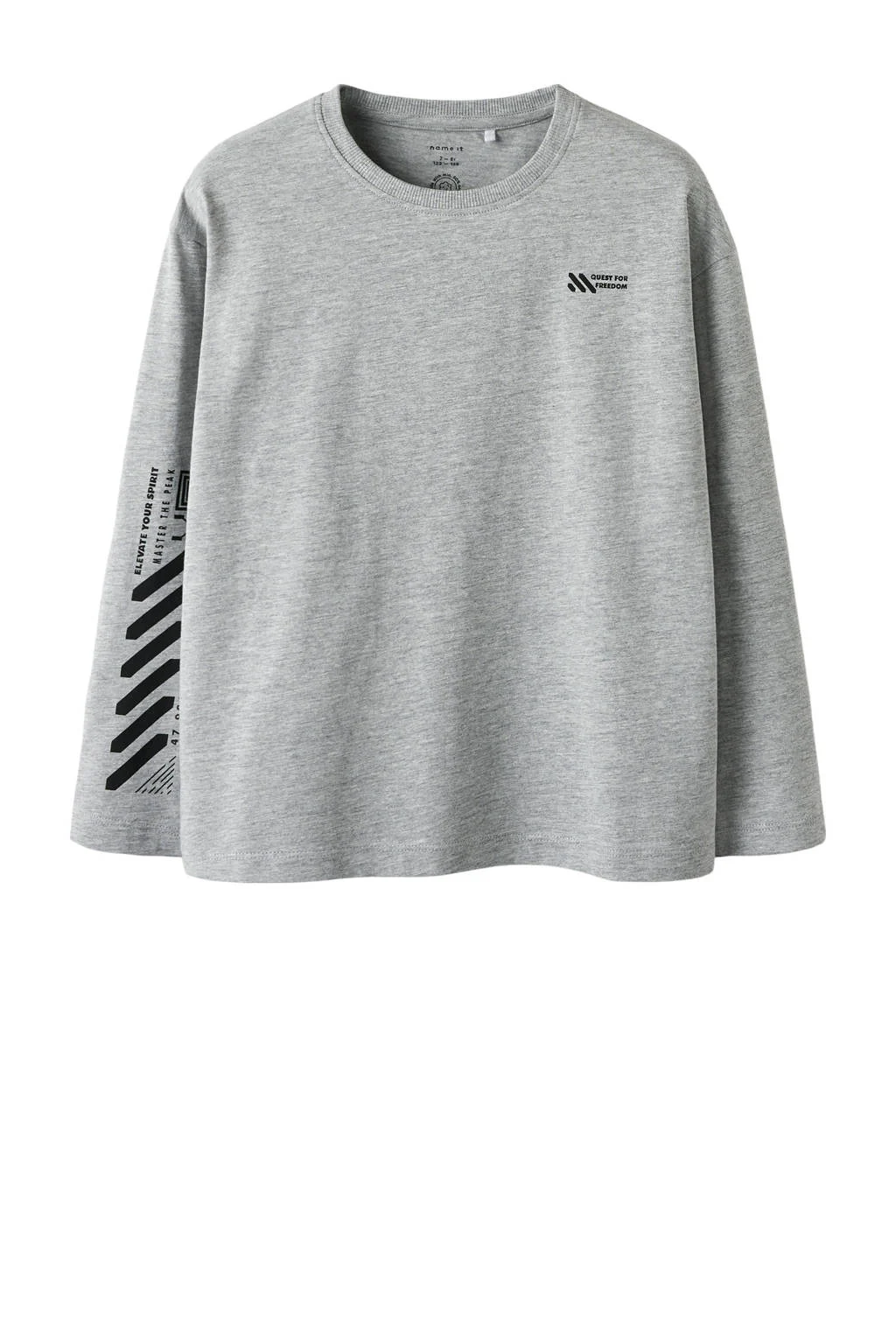 NAME IT KIDS longsleeve grijs melange
