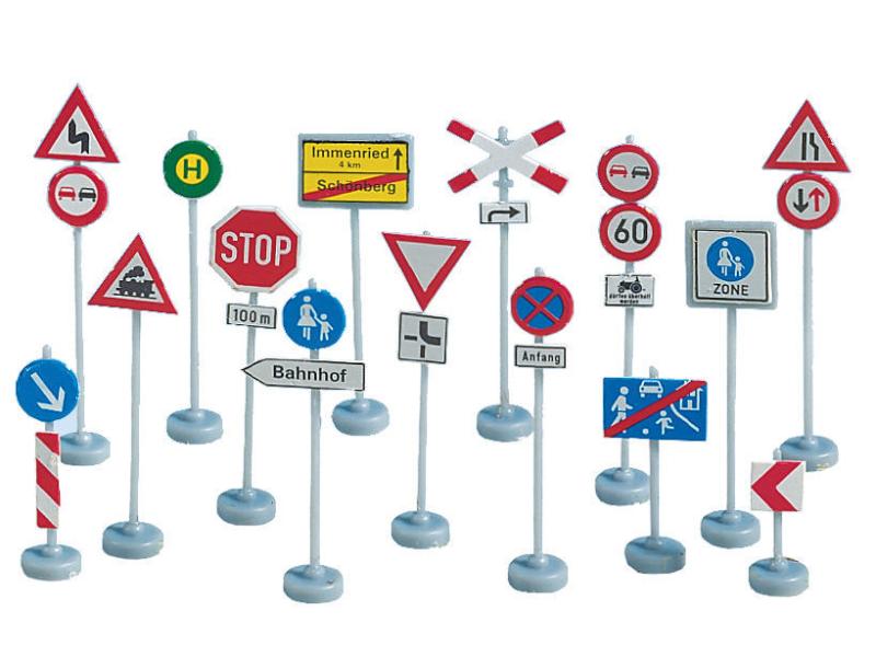 NOCH Verkehrszeichen Nenngrösse H0