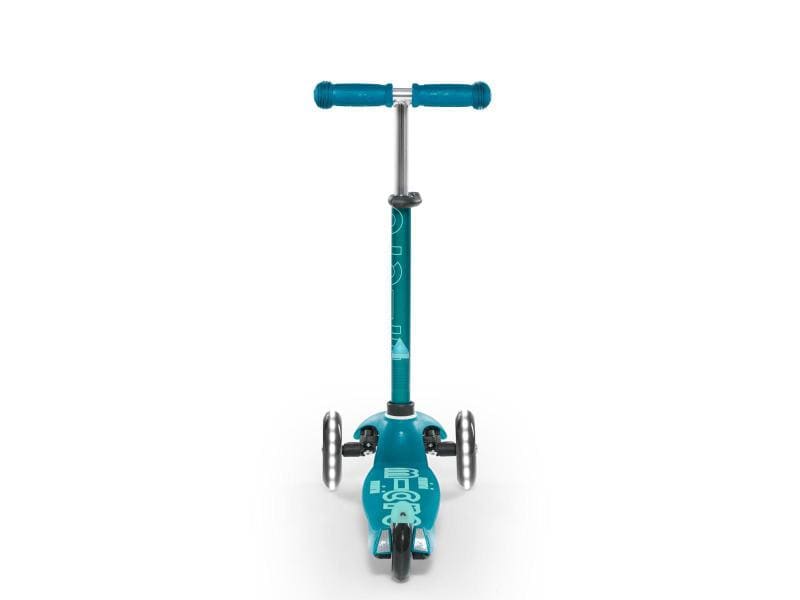 Micro Mobility Kickboard Mini Micro Deluxe  Aqua (LED) Kickboard