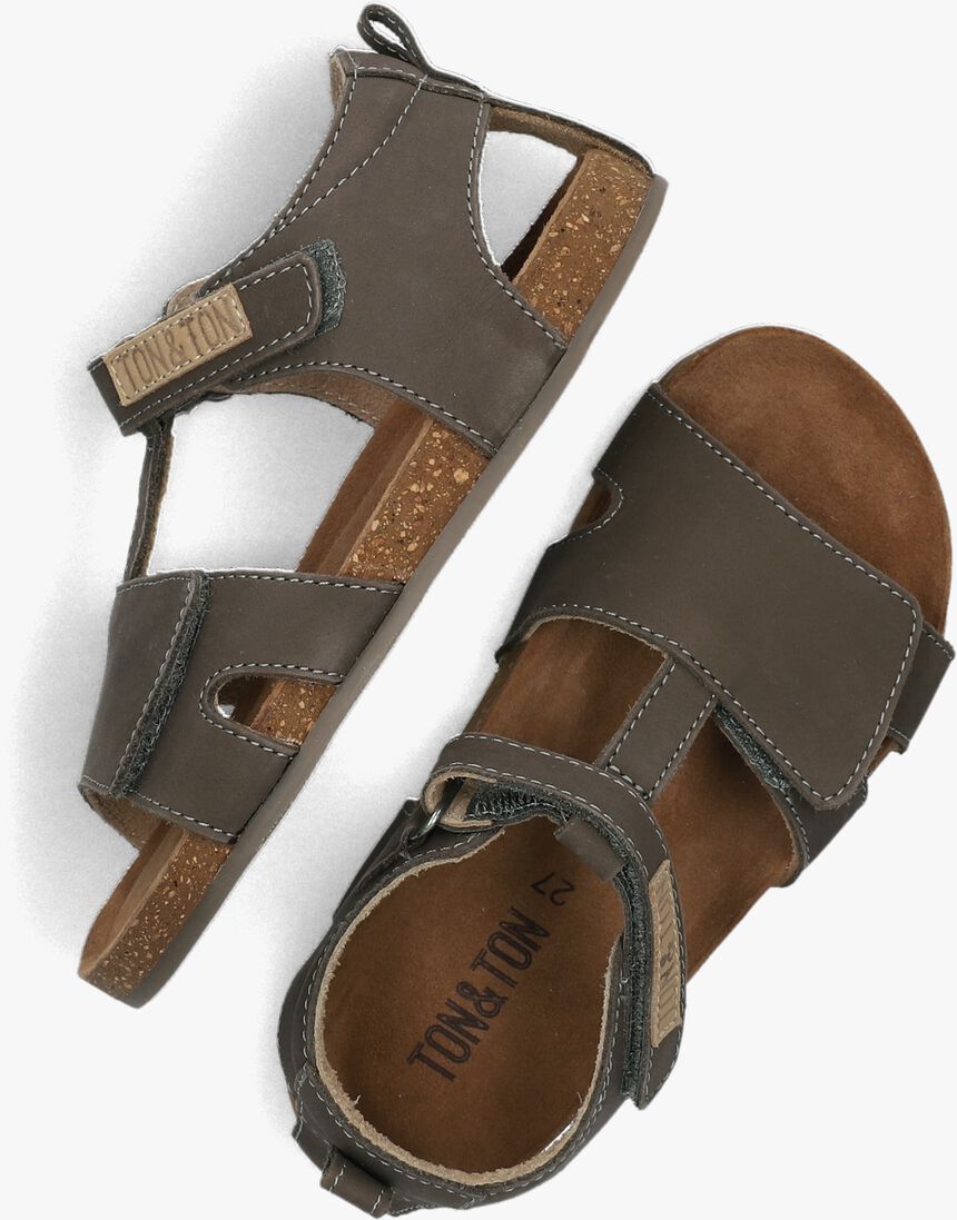 TON & TON bruine ton & ton sandalen fenris