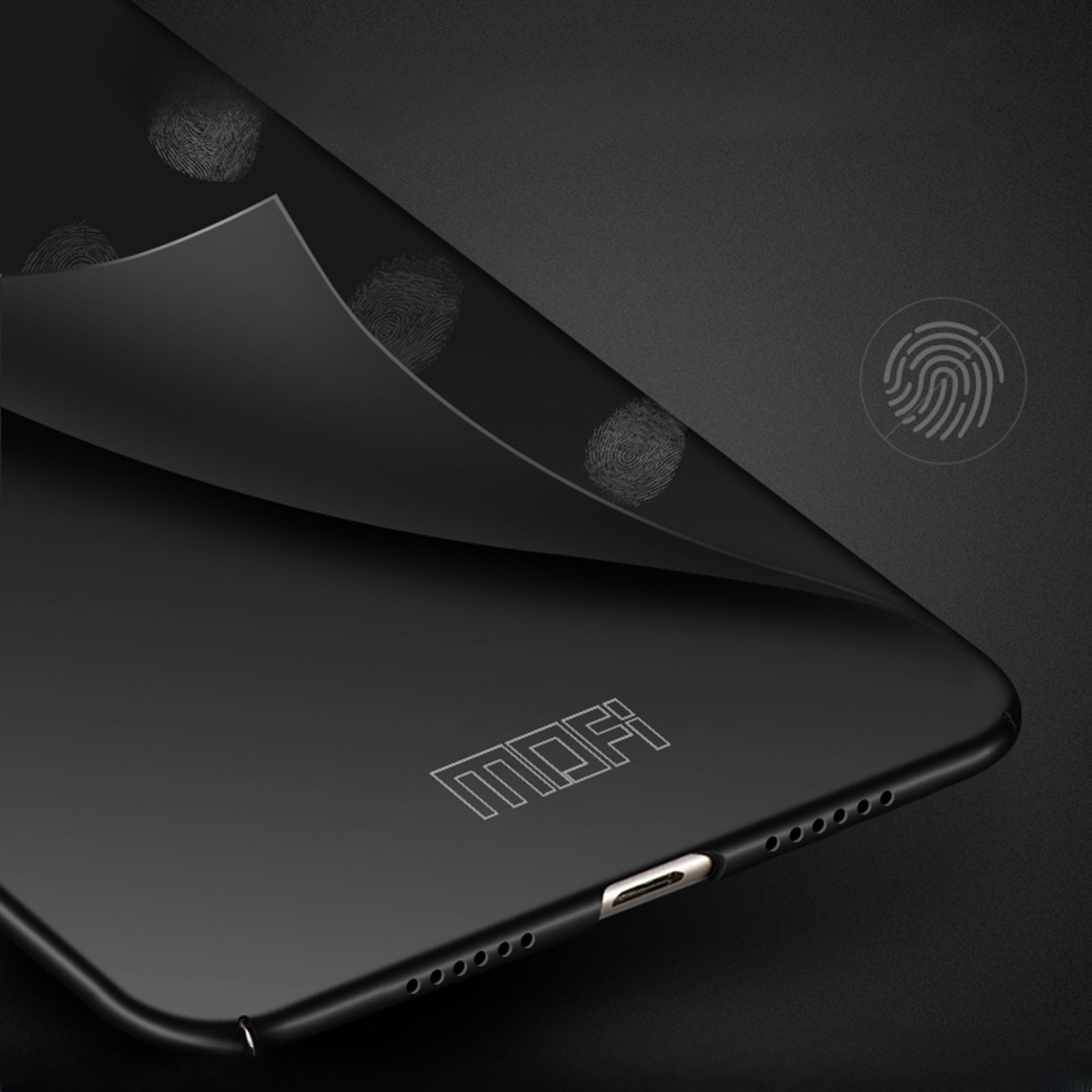 iPhone 17 Pro Max Hülle Hardcase Super Slim - Schwarz (Matt)