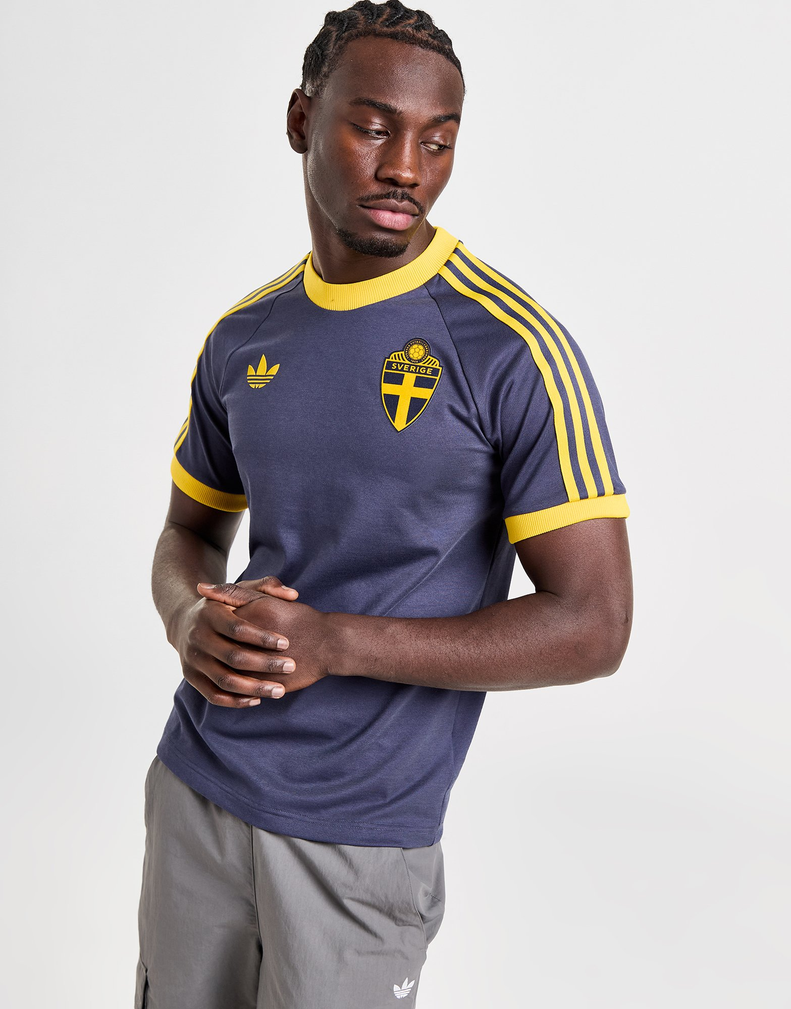 adidas Originals T-shirt Suède 3-Stripes Homme