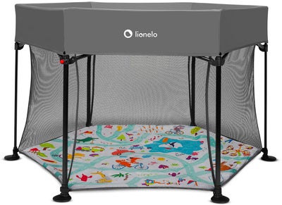 Lionelo ROEL Lekegrind  for Barn & Baby, Grey Multicolor