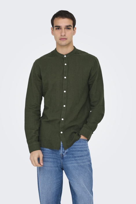 Only & Sons groene heren overhemd