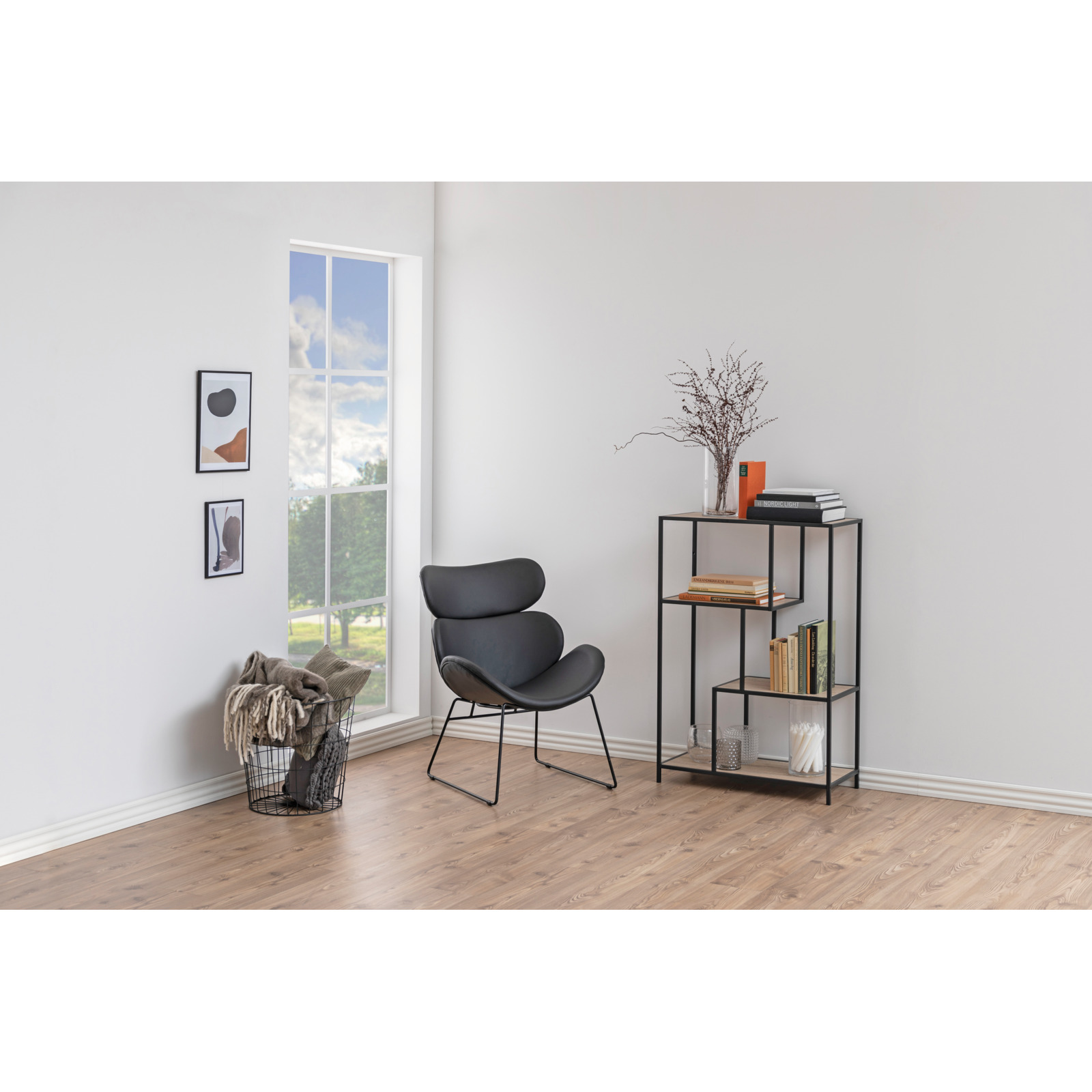 Regal Wade Dekor Wildeiche 77 x 114 x 35 cm
