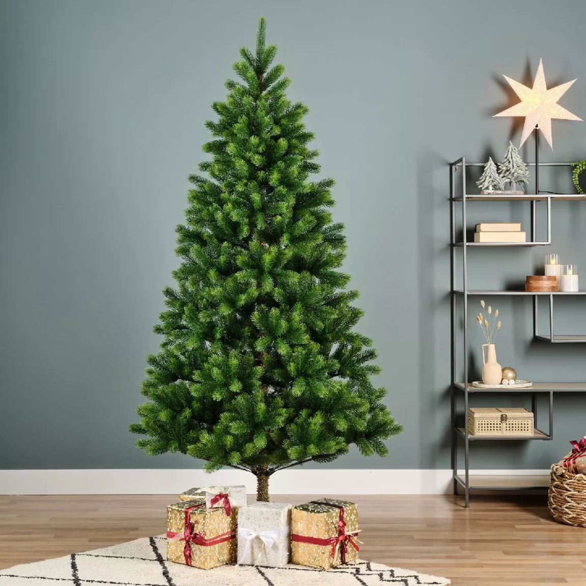 Sapin artificiel de Noël Ottawa Luxe H240 cm Vert sapin