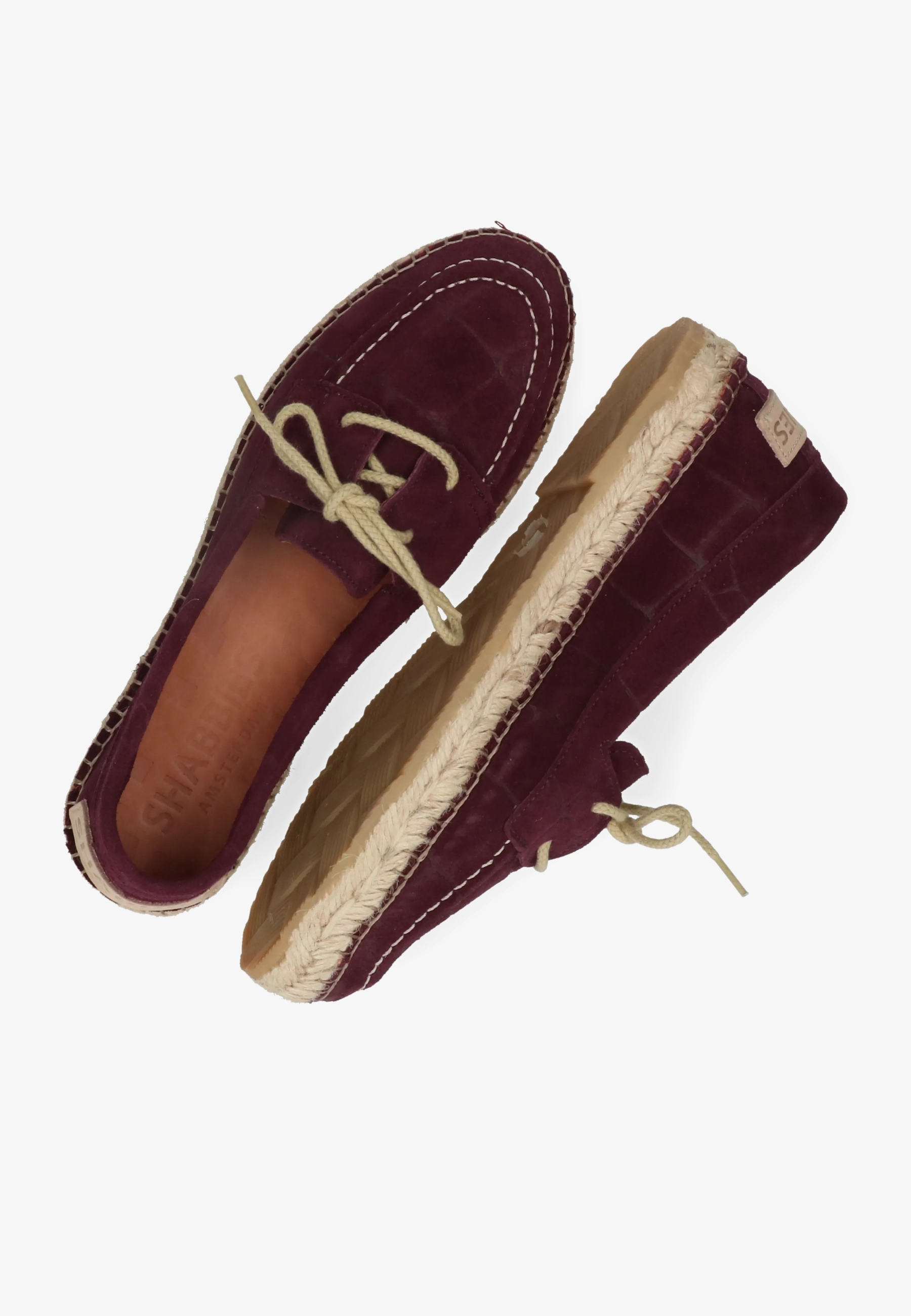 ELCHE CRUISE ESPADRILLE Suede Bordeaux Red