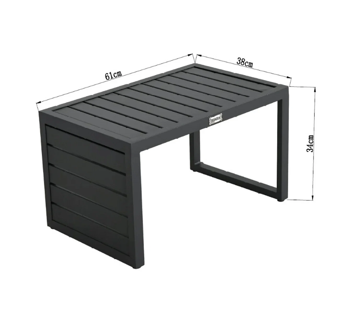 Skanden Sidebord Oslo Lengde 38 cm