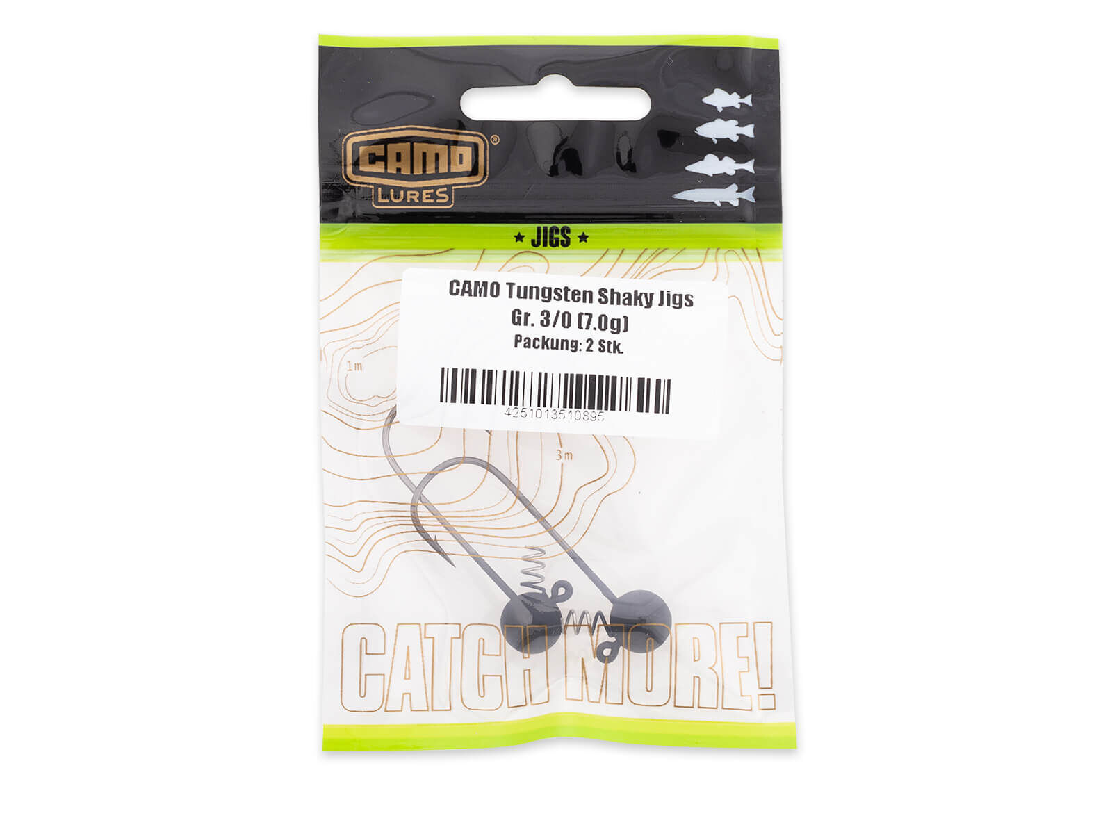 CAMO Tungsten Shaky Jigs - Gr. 2/0 (5.25g)