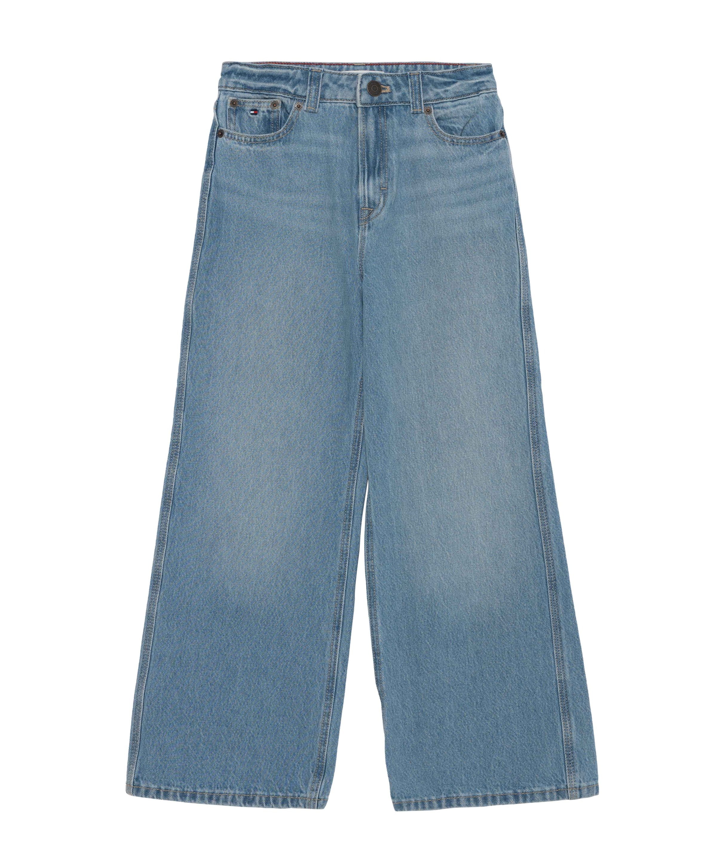 Tommy Hilfiger MABEL WIDE LEG LIGHT JEANS meisjes jeans blauw