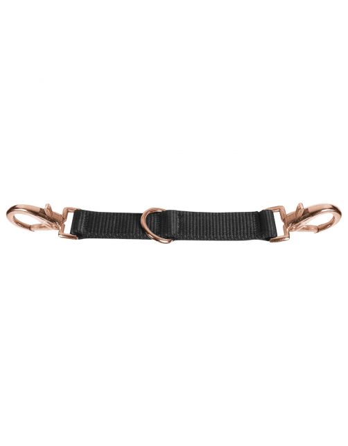 Waldhausen Lunge-Coupling - Longeerbril - Paardenhalster - 25 cm Zwart