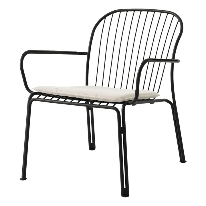 & Tradition Chaise lounge avec accoudoirs Thorvald SC101, Space Copenhagen | Noir