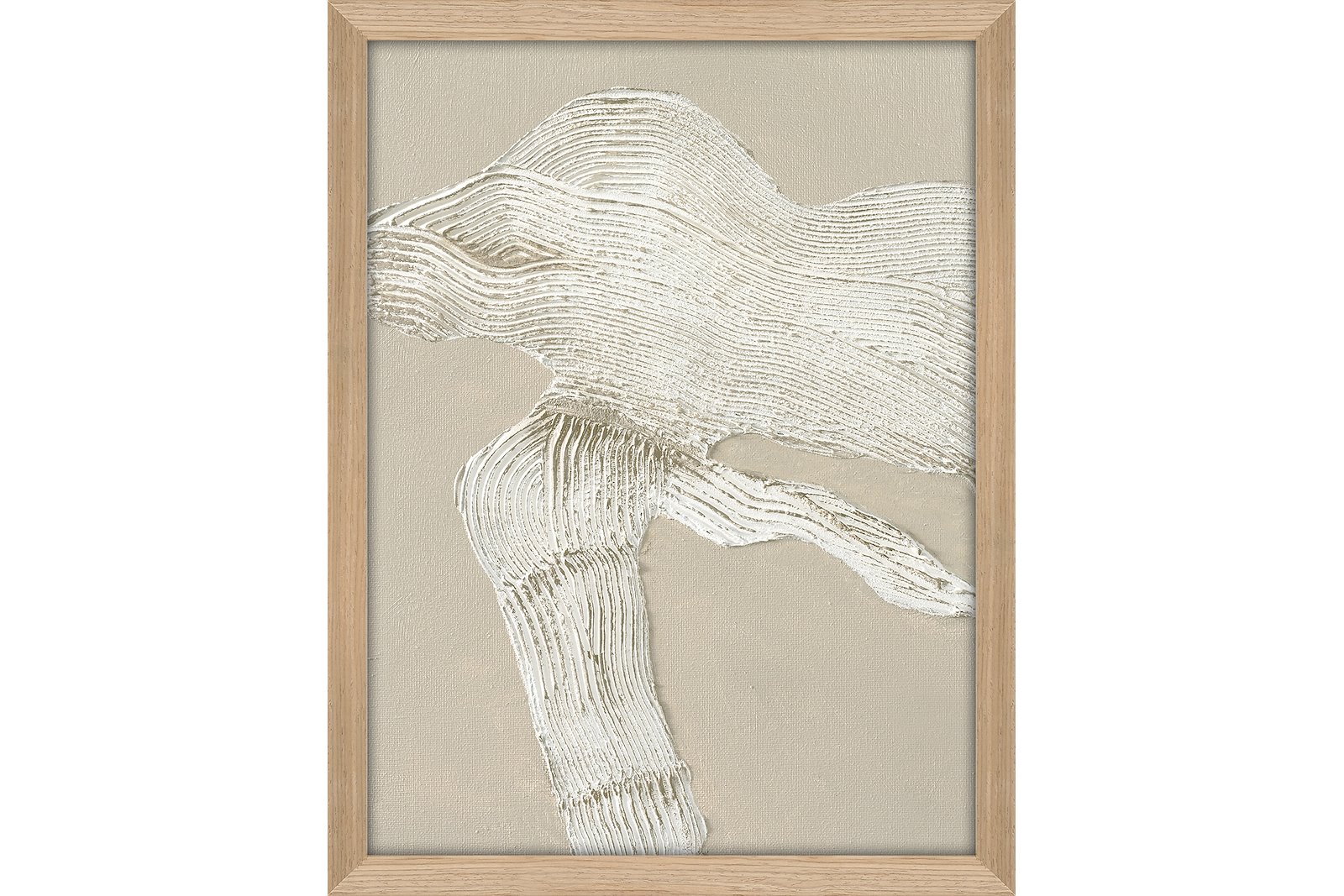 Art Shape I bilde 30x40 cm med eik ramme