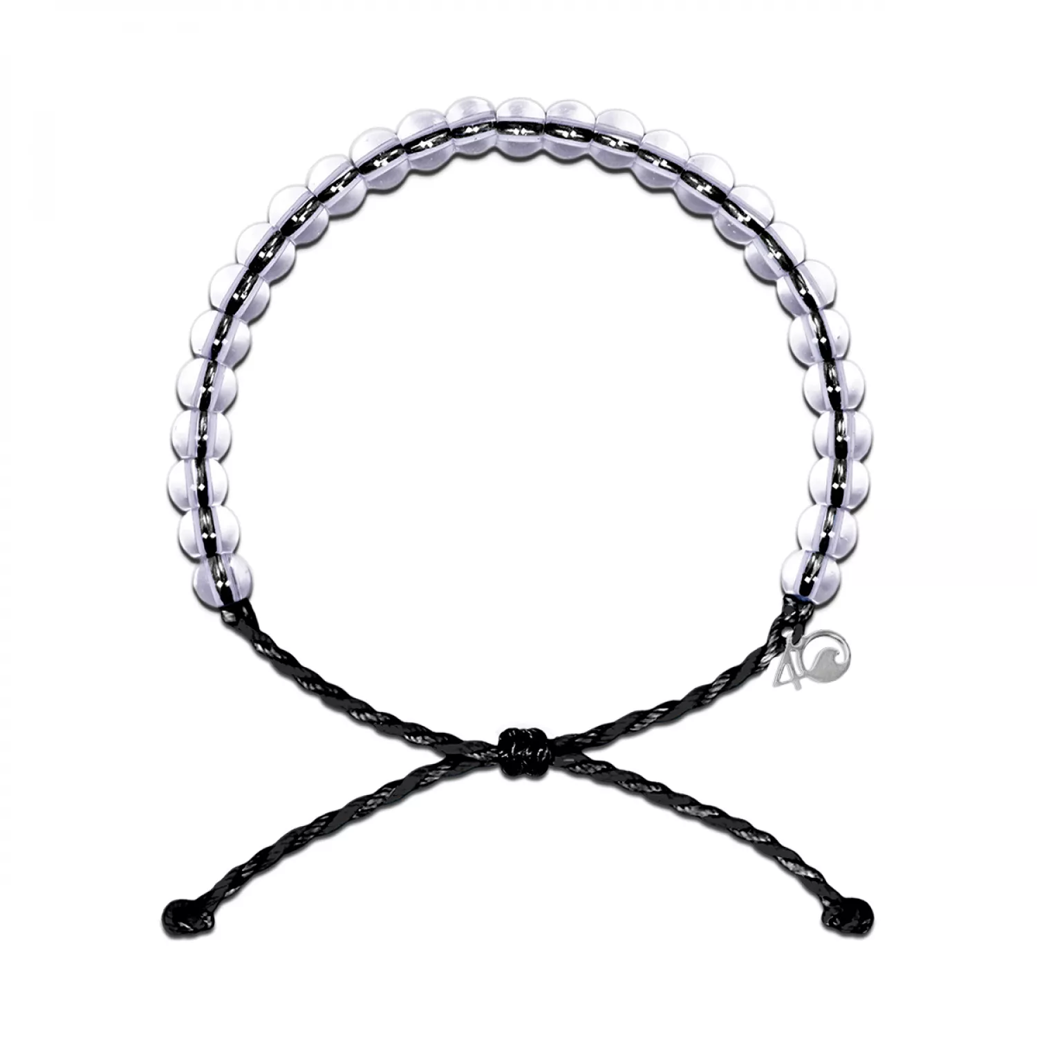 4Ocean Shark Beaded Armbånd Plast SHARKBLACK