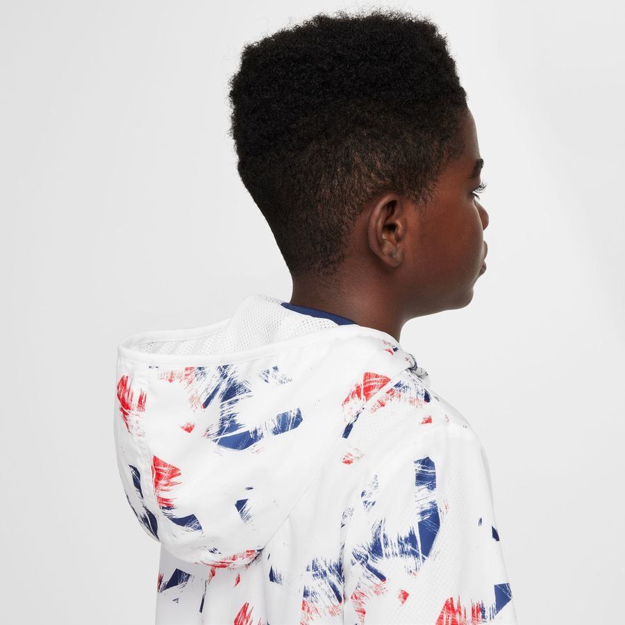 Paris Saint-Germain Veste NSW Amplify Coupe-Vent GX - Blanc/Doré Enfant
