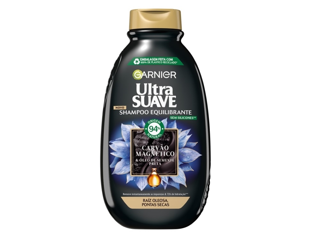 CHAMPÔ ULTRA SUAVE CARVÃO 250ML