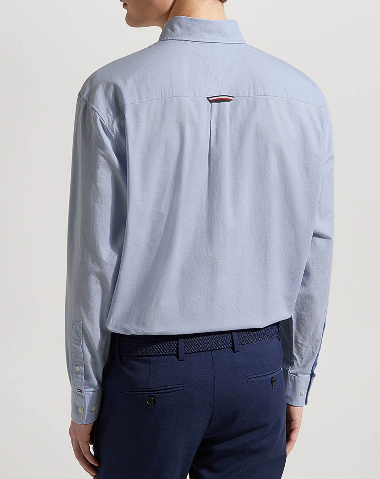 Tommy Hilfiger Chemise droite oxford Archive Solid bleu ciel