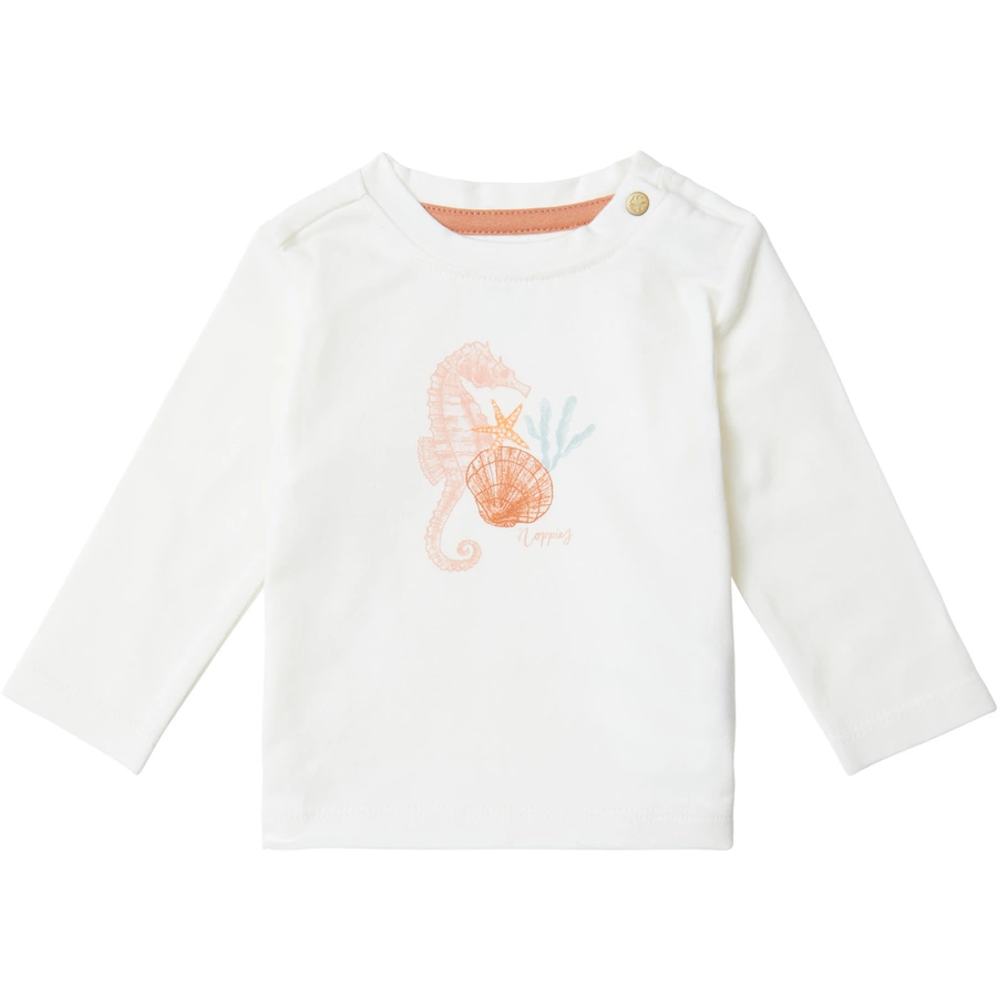 Noppies Langarmshirt Caroline Whisper White