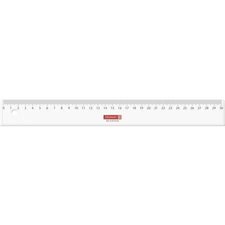 BRUNNEN Lineal, glasklar, 30cm
