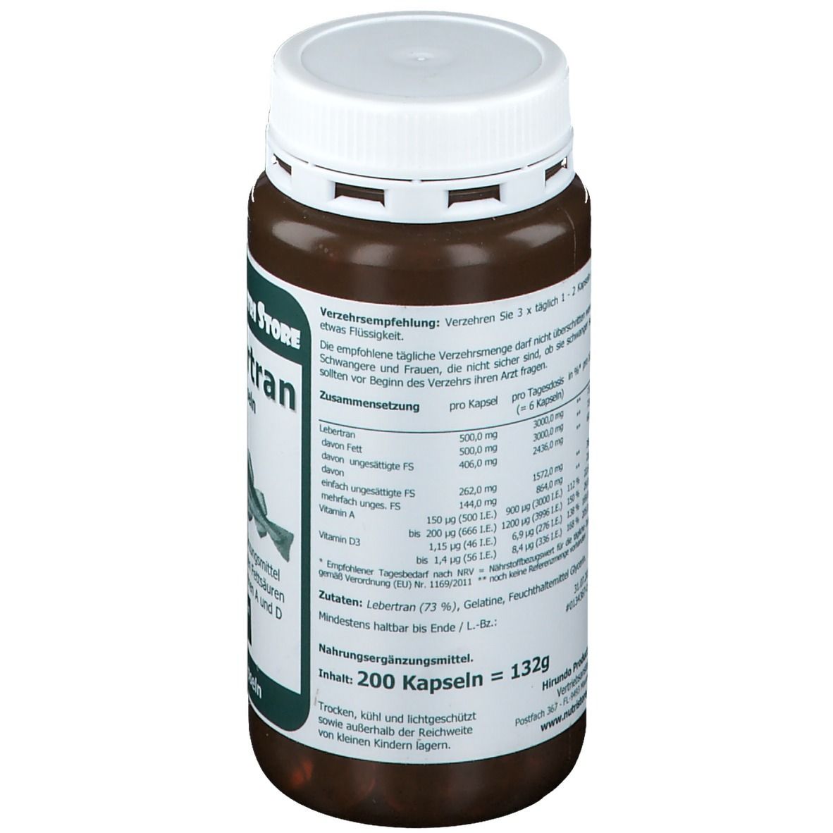 Lebertran 500 mg