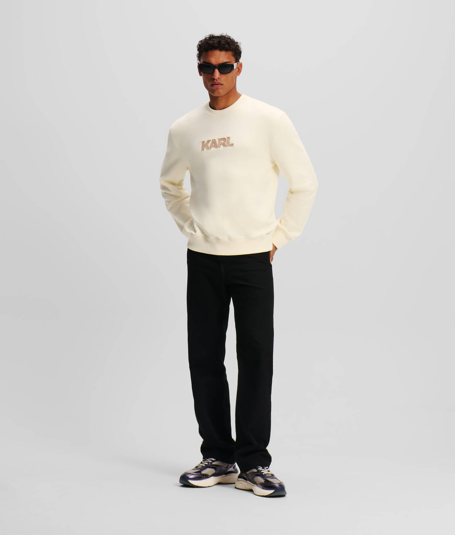 SWEAT-SHIRT À LOGO ART DECO KARL