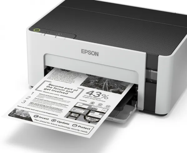 Epson EcoTank ET-M1100 - Printer - S/H - blækprinter - kan genopfyldes - A4/Legal - 1440 x 720 dpi - op til 15 spm - kapacitet: 150 ark - USB 2.0