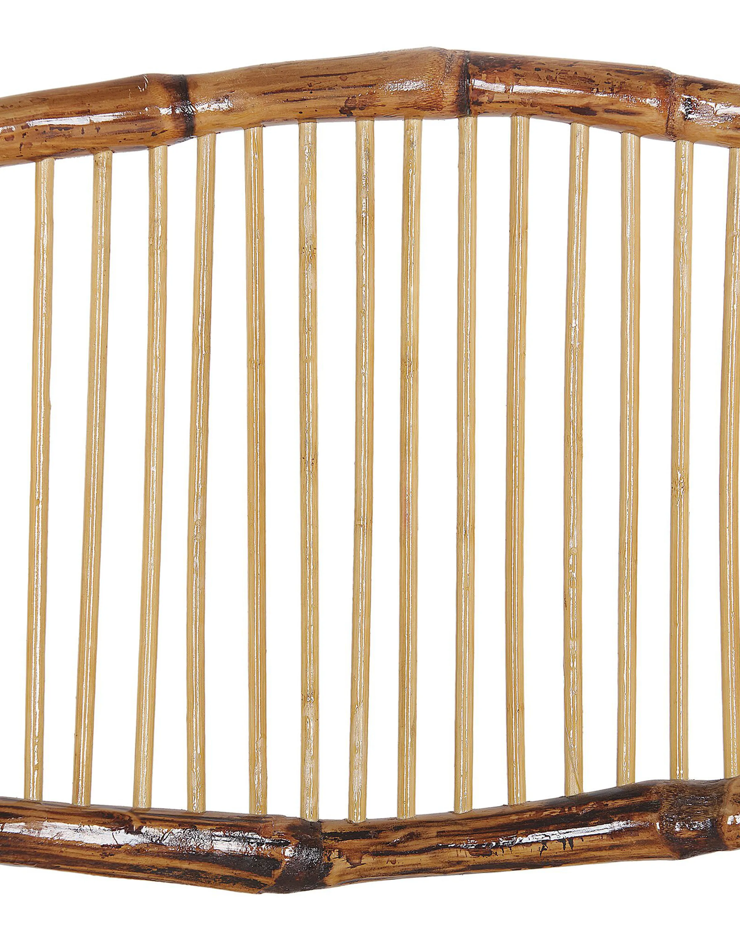 Set van 4 eetkamerstoelen inklapbaar TRENTOR Bamboehout Natuurlijk