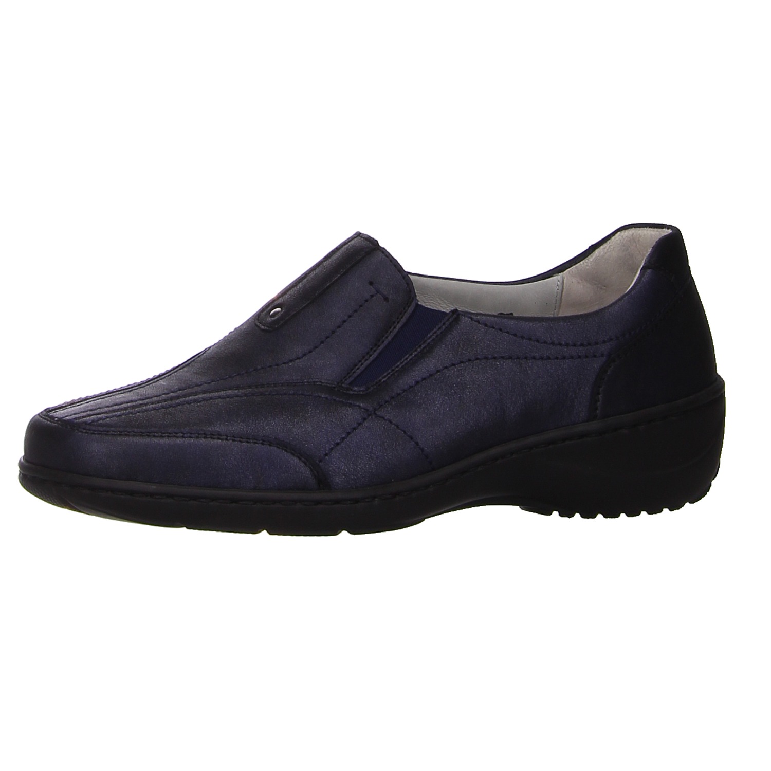 Waldläufer Slipper blau blau