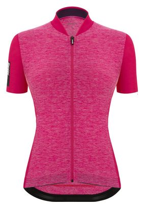 Maillot Manches Courtes Femme Santini Colore Puro Rose