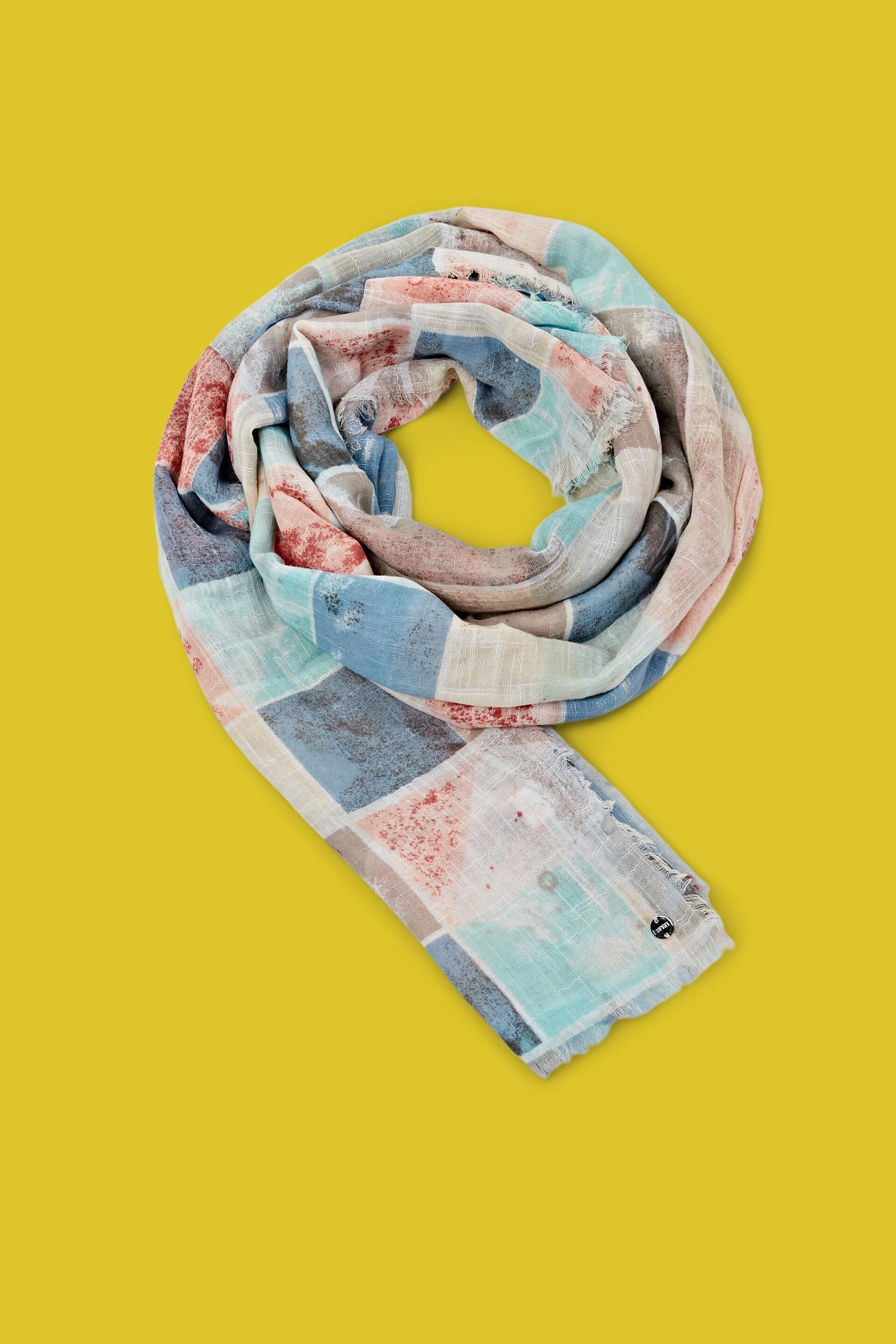 Foulard en coton à motif