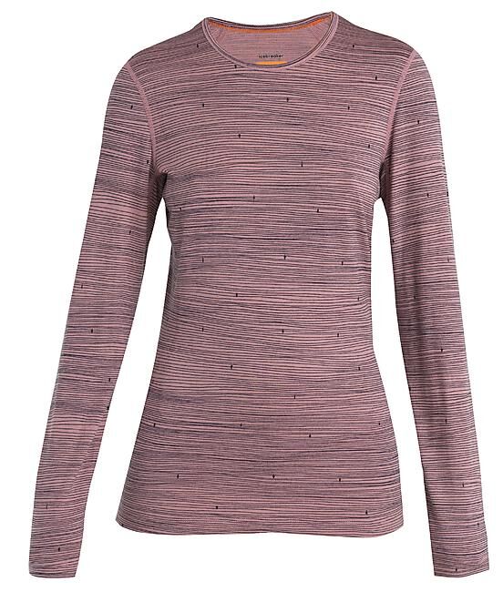 ICEBREAKER - TEE ML 200 OASIS PRINT SKI TRACK W