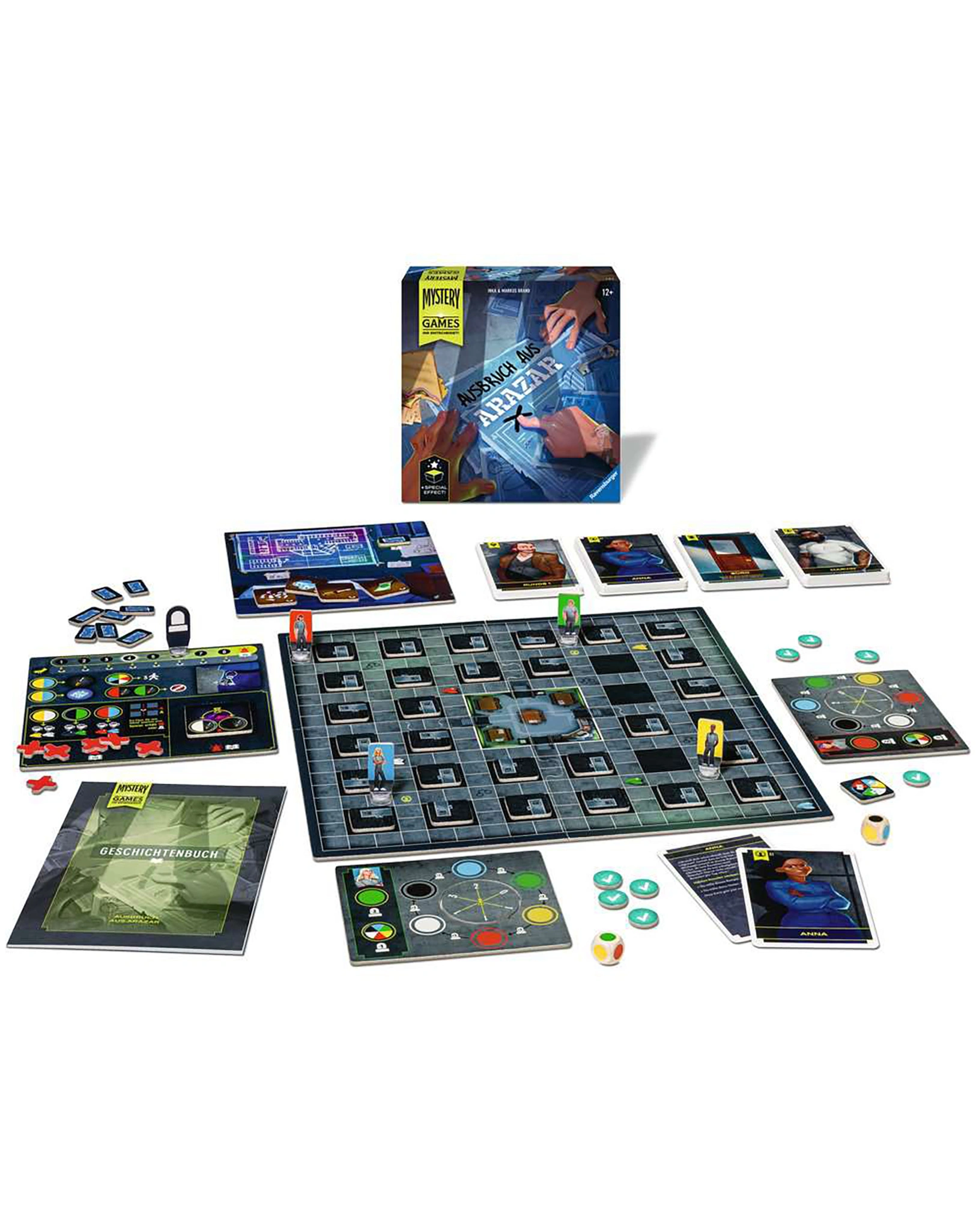 Brettspiel MYSTERY GAMES - DER AUSBRUCH AUS ARAZAR