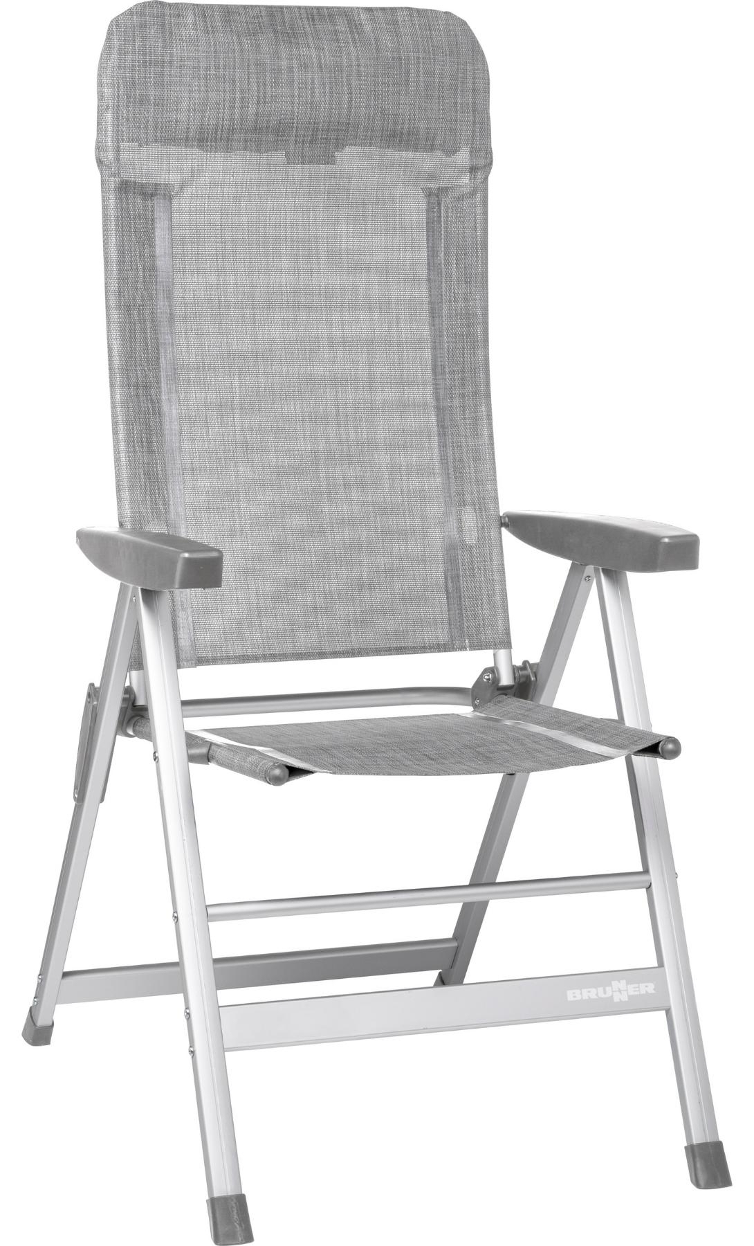 Brunner Skye Klapp-Vierbein-Stuhl mit verstellbarer Rückenlehne Grau