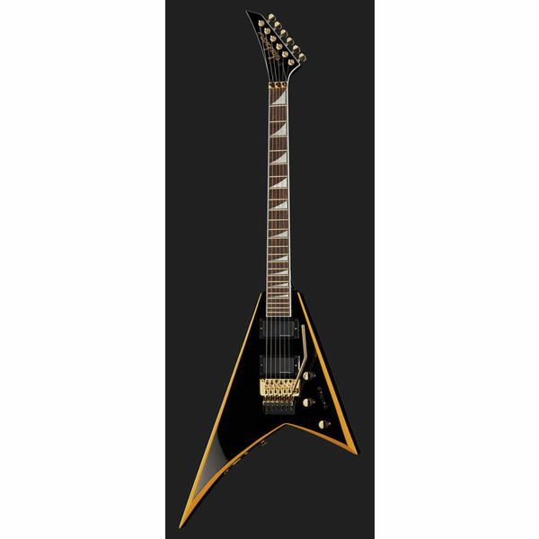 Jackson RRX24 Black w/Yellow Bevels